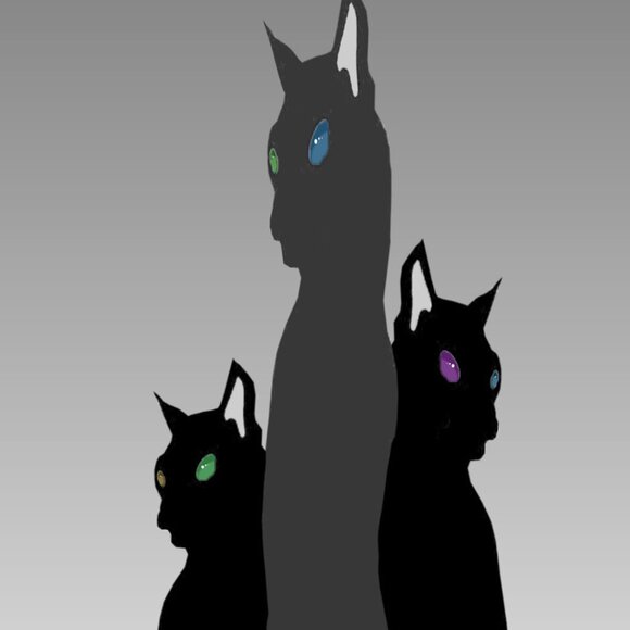 "ALLEY CATS" Original Art Canvas Giclee Wrap - Picture 7 of 8